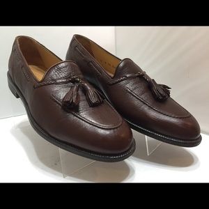 Johnston Murphy Cellini Brown Tassel Loafers 10.5M